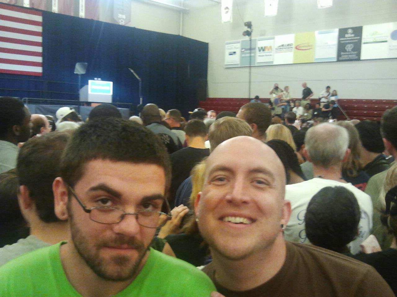 A stage soon to feature the president